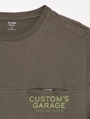 Bedrukt T-shirt met korte mouwen - gemakkelijk aan te trekken collectie