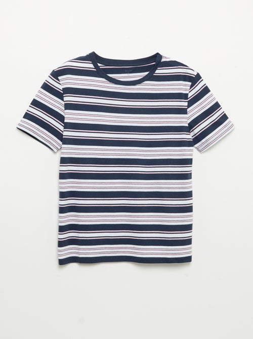 Bedrukt T-shirt met korte mouwen - Makkelijk aan te trekken - Kiabi