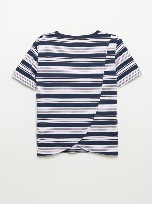 Bedrukt T-shirt met korte mouwen - Makkelijk aan te trekken - Kiabi
