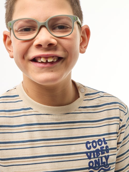 Bedrukt T-shirt met korte mouwen - Makkelijk aan te trekken collectie - Kiabi