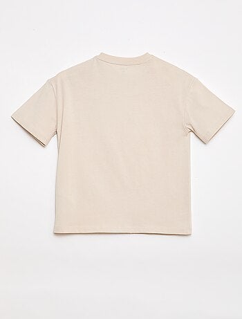 Bedrukt T-shirt met korte mouwen - Makkelijk aan te trekken collectie
