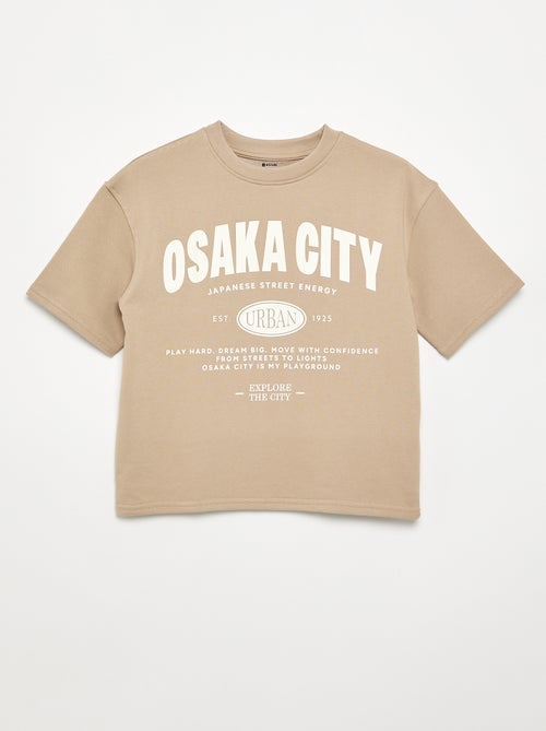 Bedrukt T-shirt met korte mouwen - Kiabi Bedrukt T-shirt met korte mouwen - Kiabi