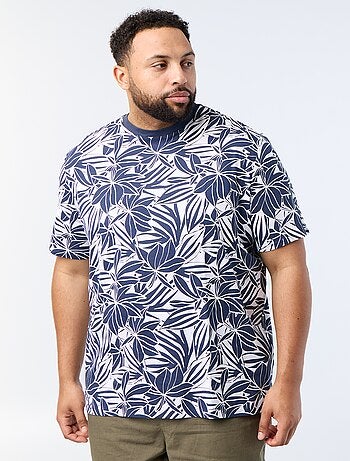 Bedrukt T-shirt met korte mouwen