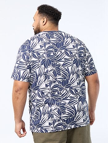 Bedrukt T-shirt met korte mouwen