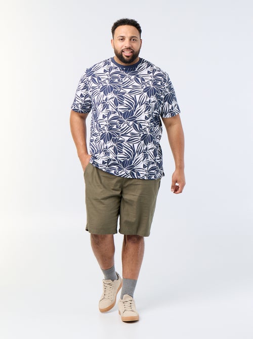 Bedrukt T-shirt met korte mouwen - Kiabi