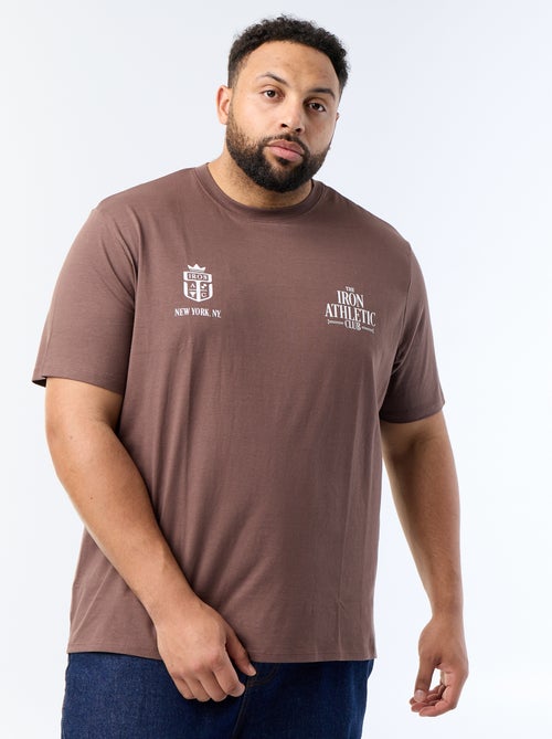 Bedrukt T-shirt met korte mouwen - Kiabi