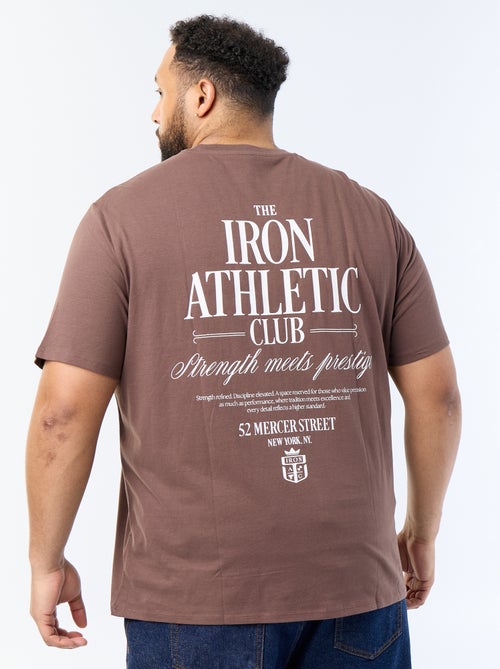 Bedrukt T-shirt met korte mouwen - Kiabi