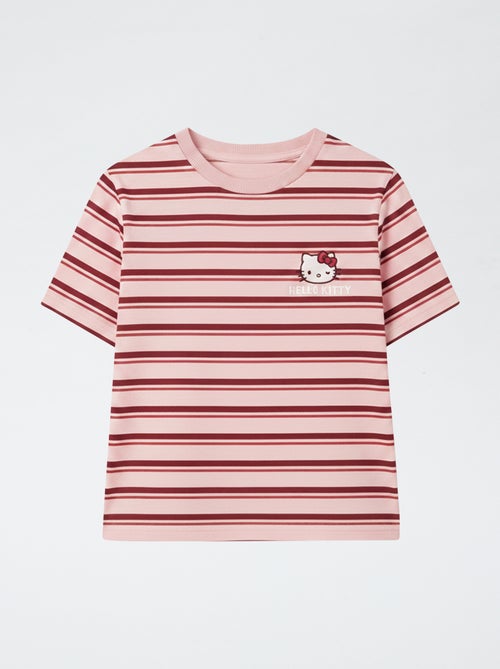 Bedrukt T-shirt met korte mouwen en ronde hals - Kiabi