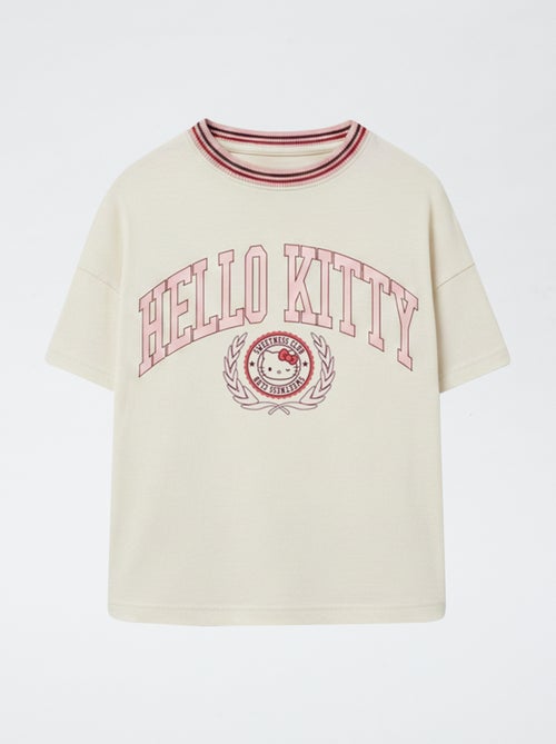 Bedrukt T-shirt met korte mouwen en ronde hals - Kiabi