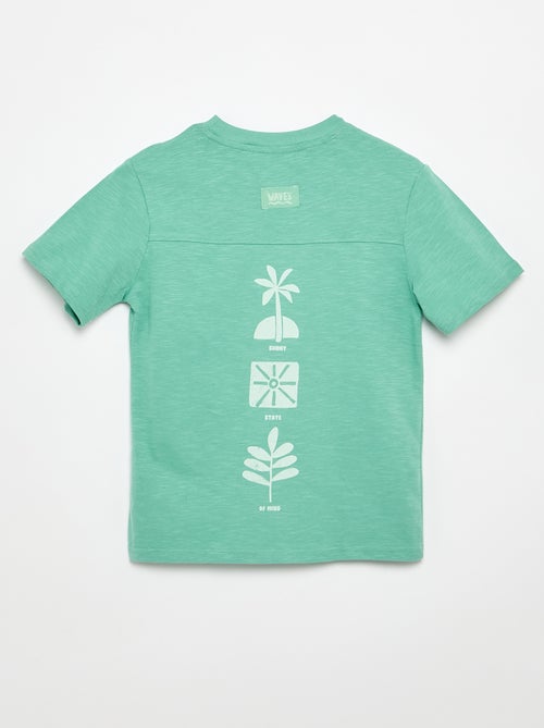 Bedrukt T-shirt met korte mouwen - Kiabi