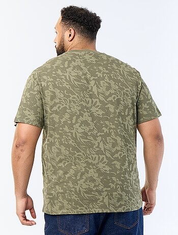 Bedrukt T-shirt met korte mouwen