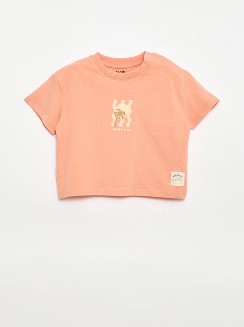 Bedrukt T-shirt met korte mouwen - Kiabi