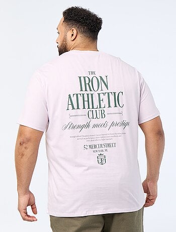 Bedrukt T-shirt met korte mouwen