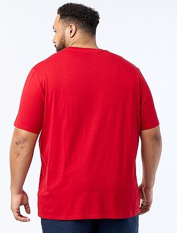 Bedrukt T-shirt met korte mouwen