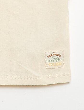Bedrukt T-shirt met korte mouwen