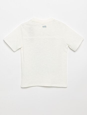 Bedrukt T-shirt met korte mouwen