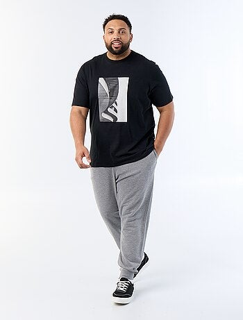Bedrukt T-shirt met korte mouwen