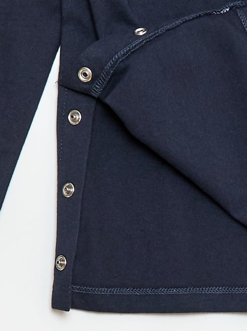 Bedrukt T-shirt met lange mouwen - gemakkelijk aan te trekken collectie - Kiabi