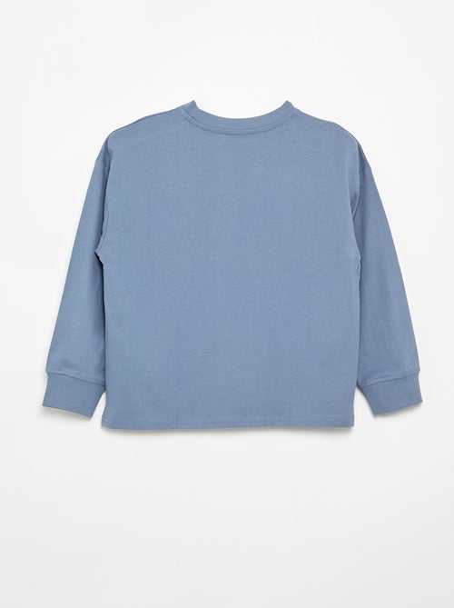 Bedrukt T-shirt met lange mouwen - Kiabi