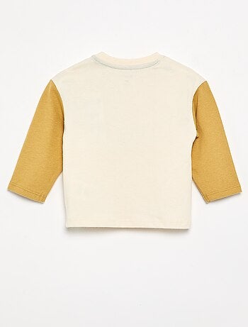 Bedrukt T-shirt met lange mouwen