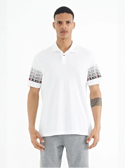 Bedrukt t-shirt met polokraag tommy - Kiabi Bedrukt t-shirt met polokraag tommy - Kiabi
