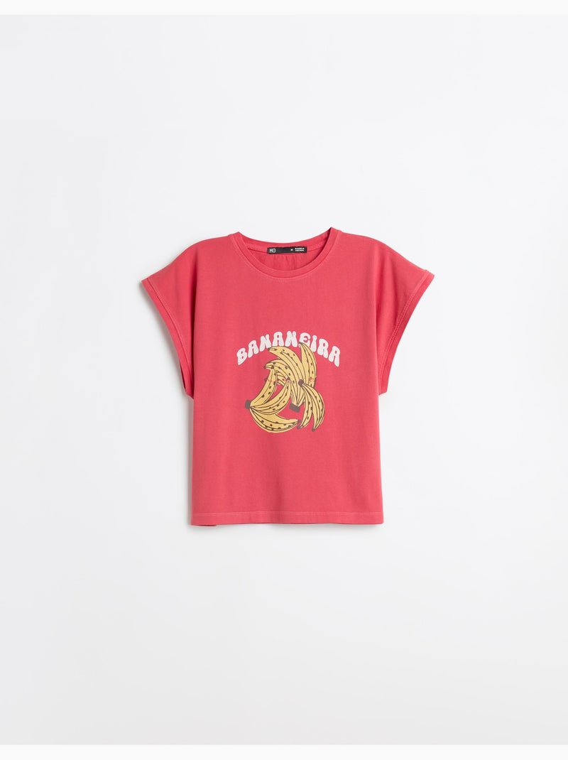Bedrukt T-shirt, MO Fashion Roze - Kiabi