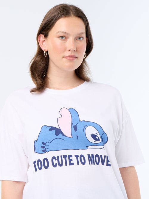 Bedrukt T-shirt 'Stitch' - Kiabi