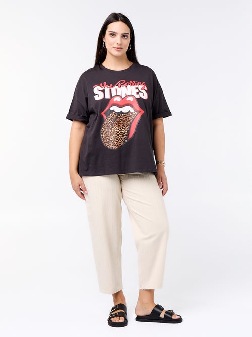 Bedrukt T-shirt 'The Rolling Stones' - Kiabi