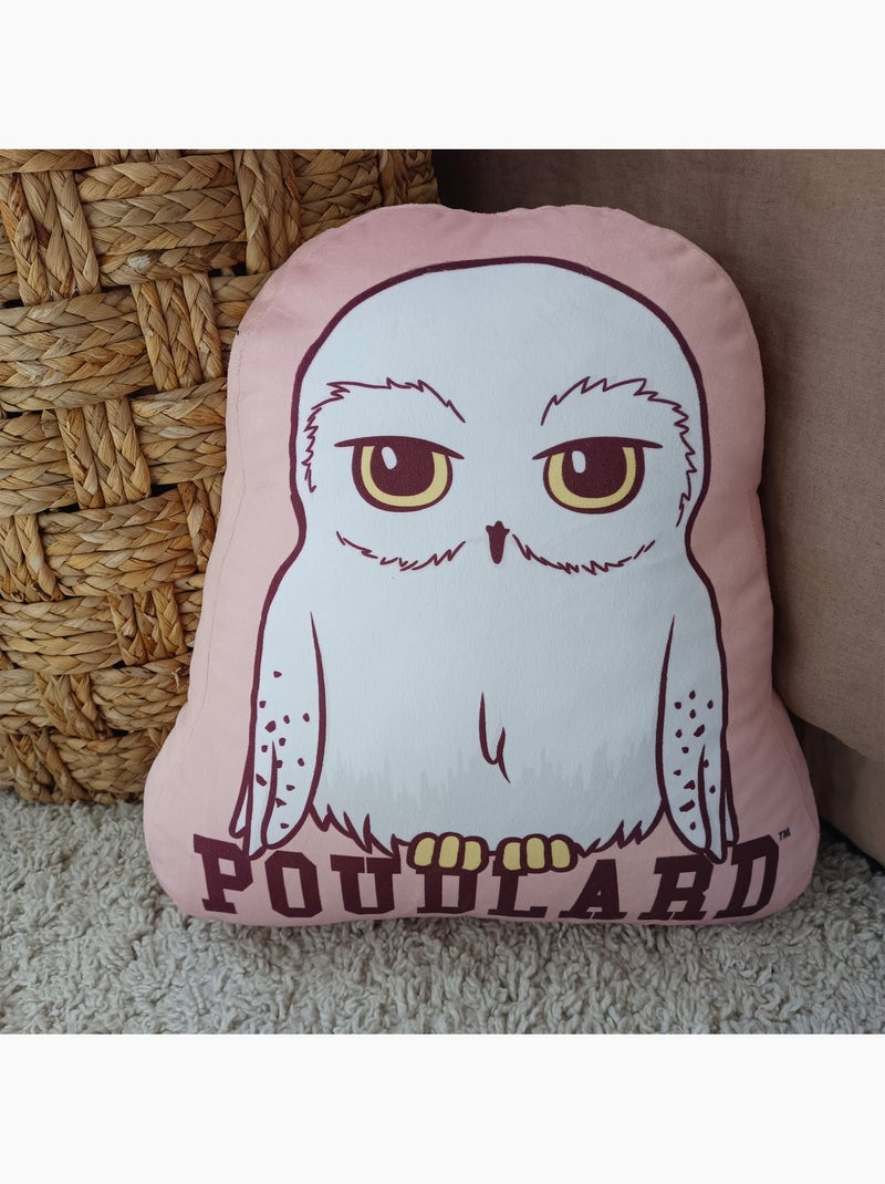 Bedrukt vormkussen, harry potter hedwige Roze - Kiabi