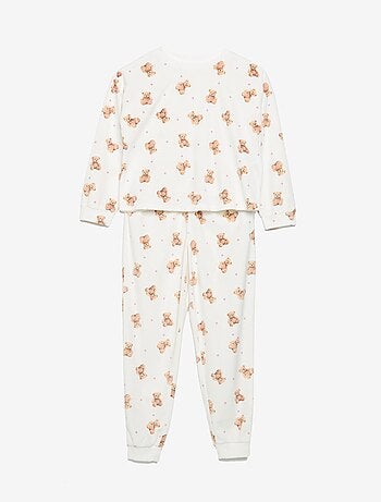Bedrukte 2-delige pyjama - Sweater + broek