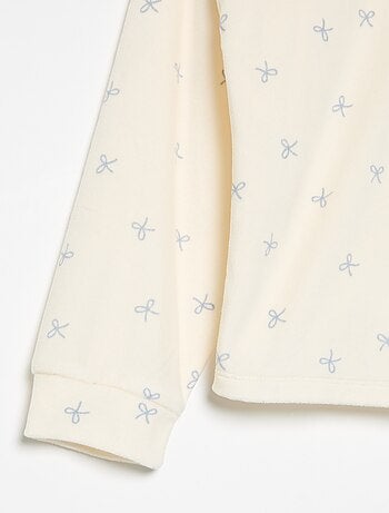 Bedrukte 2-delige pyjama - Sweater + broek