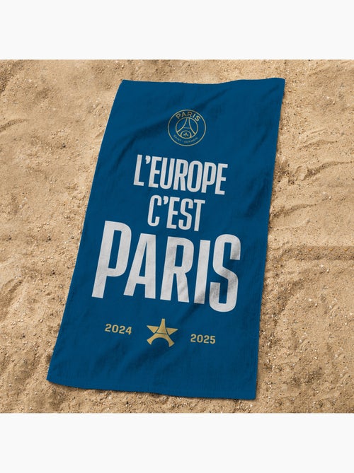 Bedrukte bad- en strandhanddoek van 100% katoen, psg nation - Kiabi