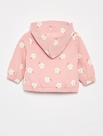 Bedrukte capuchonsweater