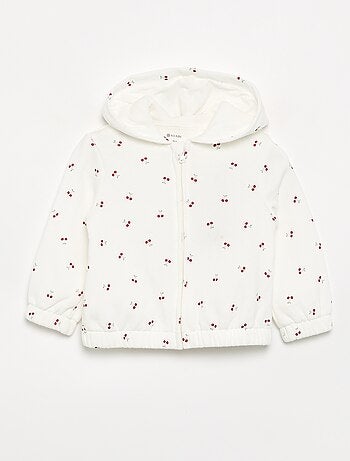 Bedrukte capuchonsweater
