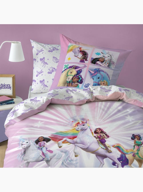 Bedrukte dekbedovertrekset, unicorn academy stars - Kiabi Bedrukte dekbedovertrekset, unicorn academy stars - Kiabi