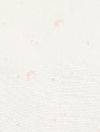 Bedrukte deken van jerseytricot en fleece
