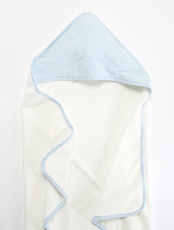 Bedrukte deken van katoenen jerseytricot en fleece