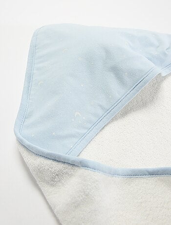 Bedrukte deken van katoenen jerseytricot en fleece