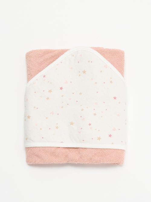Bedrukte deken van katoenen jerseytricot en fleece - Kiabi Bedrukte deken van katoenen jerseytricot en fleece - Kiabi