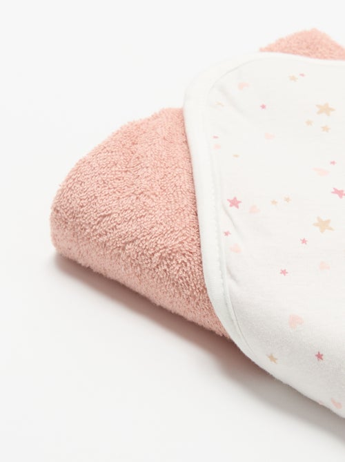 Bedrukte deken van katoenen jerseytricot en fleece - Kiabi Bedrukte deken van katoenen jerseytricot en fleece - Kiabi