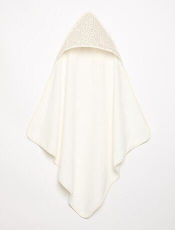 Bedrukte deken van katoenen jerseytricot en fleece
