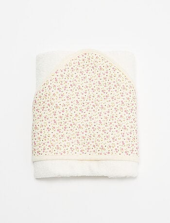 Bedrukte deken van katoenen jerseytricot en fleece