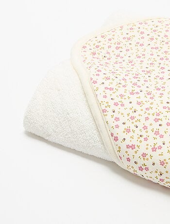 Bedrukte deken van katoenen jerseytricot en fleece
