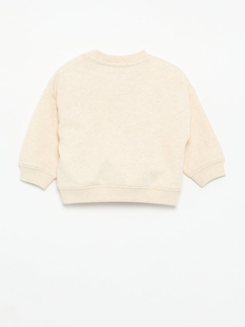 Bedrukte 'Disney'-sweater Biege - Kiabi