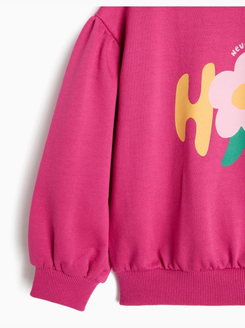 Bedrukte fleece trui, mo fashion - Kiabi Bedrukte fleece trui, mo fashion - Kiabi