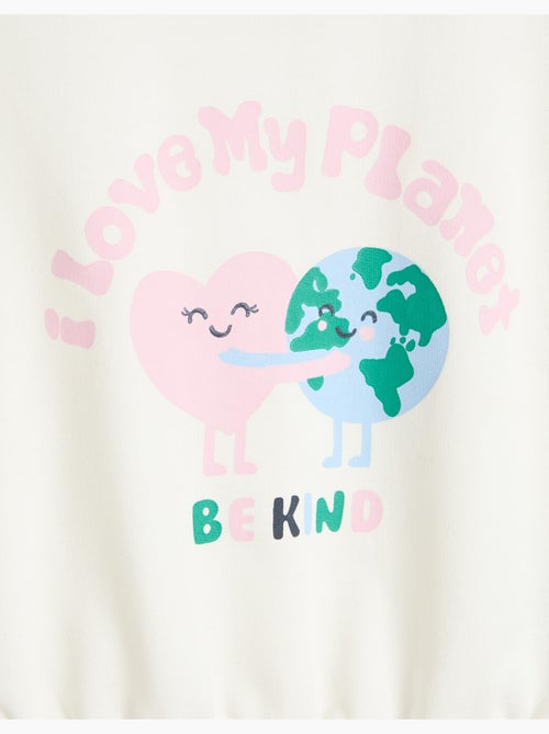 Bedrukte fleece trui, mo fashion - Kiabi