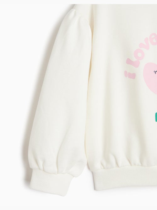 Bedrukte fleece trui, mo fashion - Kiabi