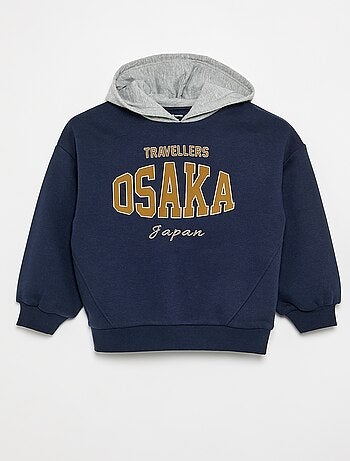 Bedrukte hoodie