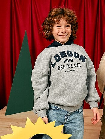 Bedrukte hoodie