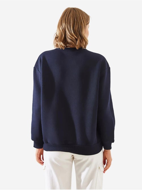Bedrukte katoenen sweatshirt met ronde hals lucci - Kiabi